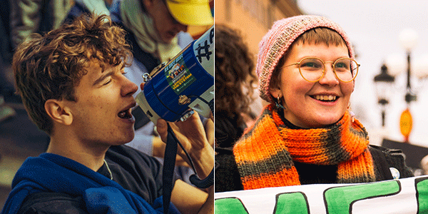 Anton Foley och Agnes Hjortsberg, styrelseledamöter i Aurora