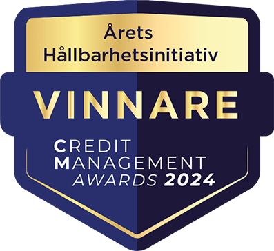 Credma Vinnaremblem Årets Hållbarhetsinitiativ 2024