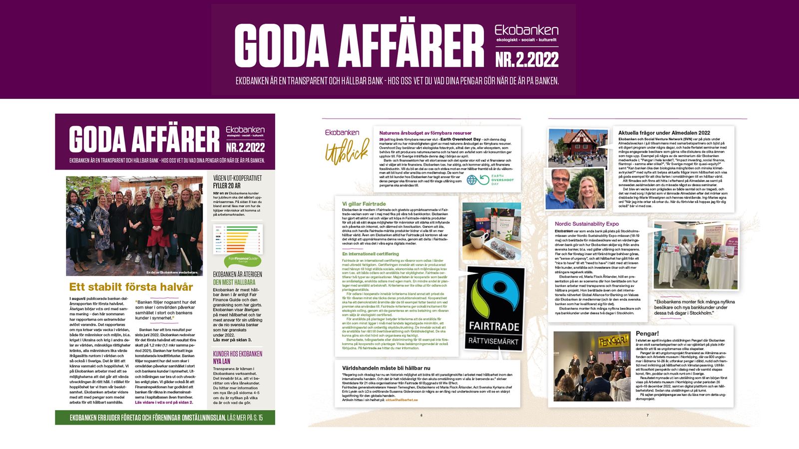 Utdrag från tidningen Goda Affärer nr 2, 2022