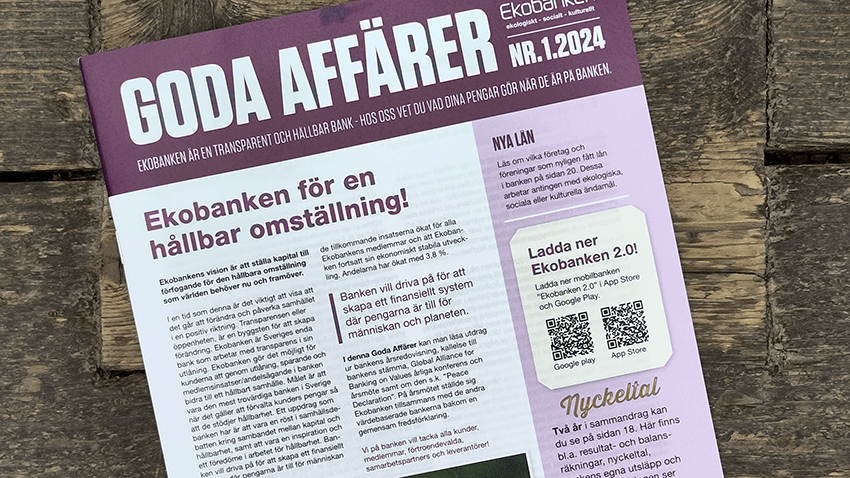 Framsida Goda Affärer nr 1, 2024